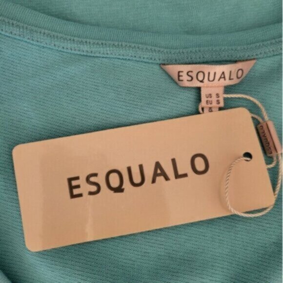 Esqualo Side Tie T-Shirt Dress NWT Sz Small - Picture 4 of 10